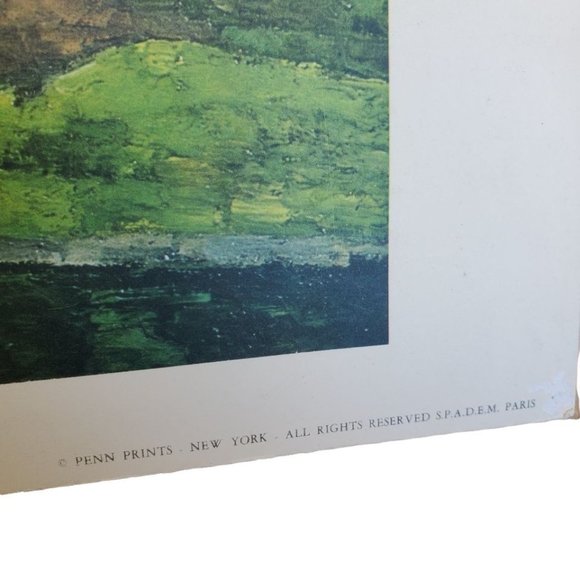 "Le Pont de Maincy (The Bridge of Maincy)" 1879 by Paul Cézanne Lithograph Print - Picture 3 of 11